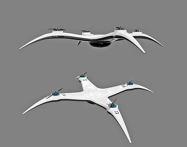 Modern Drones 3d model