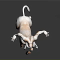 3D Mythical Creature Model Half Human Half Bull With Muscular Body And Dynamic Pose