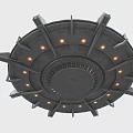 UFO flying saucer spaceship alien spaceship 3d model