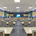 Modern Classroom Recording and Broadcasting Classroom 3d model