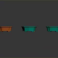 Colorful Plastic Plant Pots In Assorted Colors Various Shapes With Drainage Holes