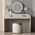 Modern Dressing Table Dressing Table Stool Combination 3d model