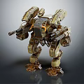 Industrial LOFT Robot Machine Warrior Machine Warfighter 3d model
