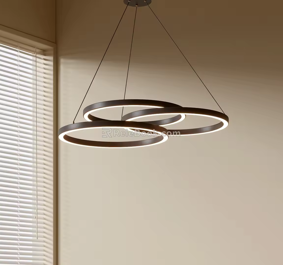 Modern Minimalist Chandelier Nordic Style Chandelier Mediterranean Style Chandelier Study Lamp Combination Dining Room Lamp 3d model