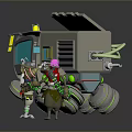 Sci-fi Items Sci-fi Components High-tech Components Sci-fi Equipment Sci-fi Scene Sci-fi Environment Game Scene 3d model