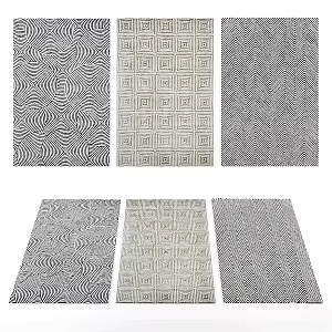 modern square carpet square carpet 3d model