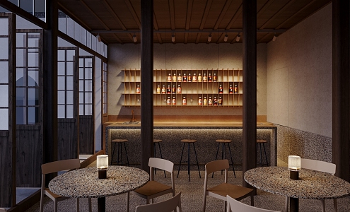 Chinese Zen Restaurant 3d model