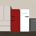 Stylish Refrigerators And Freezers In Various Colors With Retro And Modern Designs