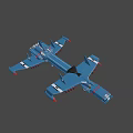 Advanced Modern Fighter Jet With Aerodynamic Design Multiple Engines And Wing Lights