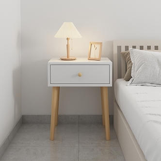 Bedroom Bedside Cabinet 3d model