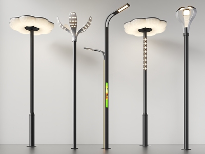 Outdoor street light lawn lamp 3d model