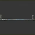Rustic Blue Gray Pallet With Worn Surface Texture And Reinforced Edges Structure Design