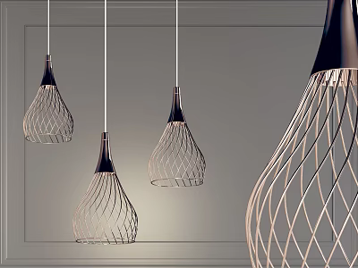 Modern Chandelier Iron Chandelier 3d model