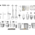 Modern Toilet Display In Bathroom Setting With Various Styles And Sleek Designs