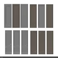 Decorative Interior Wall Panels With Various Designs And Neutral Color Options 3d model