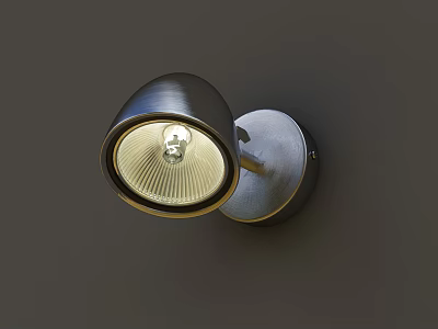 Modern Metallic Wall Sconce with Bright Illumination for Contemporary Home Decor 3d model