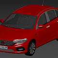 Stylish Red Sedan With Modern Exterior Design Sleek Alloy Wheels And Smooth Body Lines