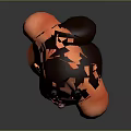 3D Game and Movie Character Female Bust With Realistic Skin and Smooth Facial Features