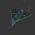 Modern Fighter Fighter Next Generation Aircraft 3d model