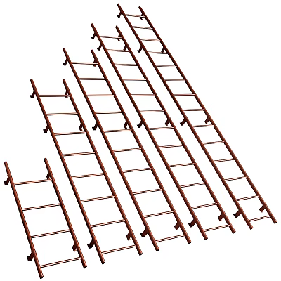 Modern Amusement Equipment Children's Climbing Ladder Amusement Facilities 3d model