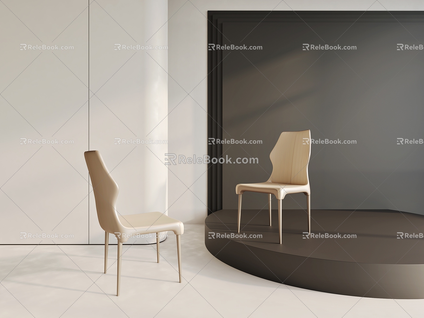 single chair 3d model