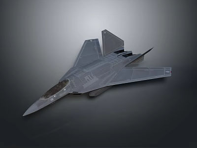 Realistic Style Fighter Military Aircraft Stealth Fighter Combat Aircraft Jet Fighter Military Aircraft Fighter A Future Fighter 3d model