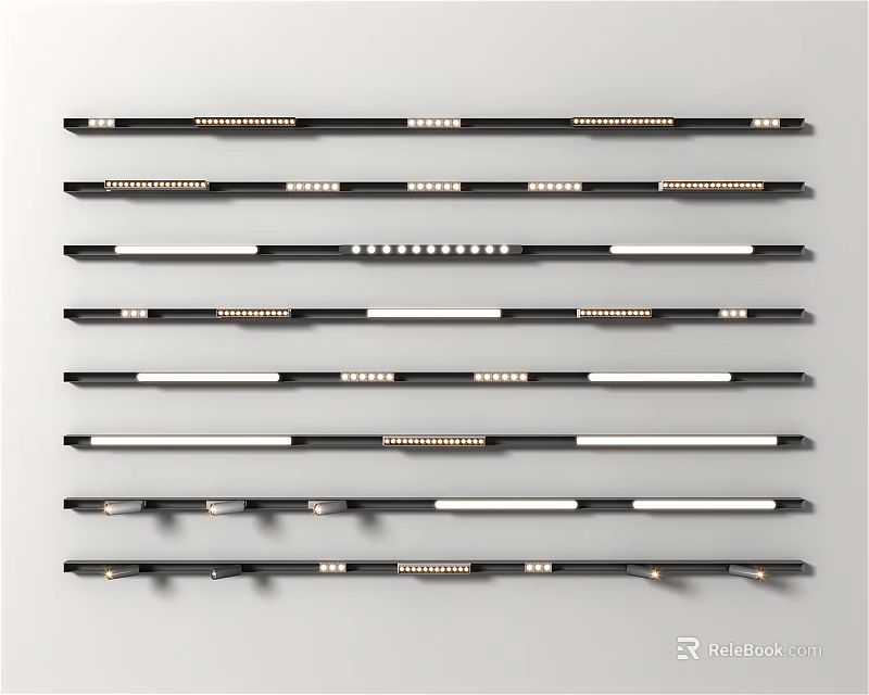 Downlights and Spotlights Modern Design Various Styles for Indoor Lighting 3d model