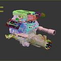 Engine Racing Engine Racing Engine Car Engine Car Engine Modern Vehicle 3d model