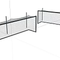 Outdoor Kids Playground Equipment With Black Frame Safety Net Climbing Structure