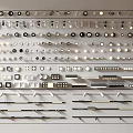 Modern downlight spotlight magnetic attraction track spotlight open-mounted steering spotlight linear lamp embedded spotlight grid lamp 3d model