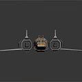 Modern Spaceship Spacecraft 3d model