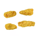 Freshly Cooked Golden Crispy Fried Chicken Nuggets With Delicious Coating