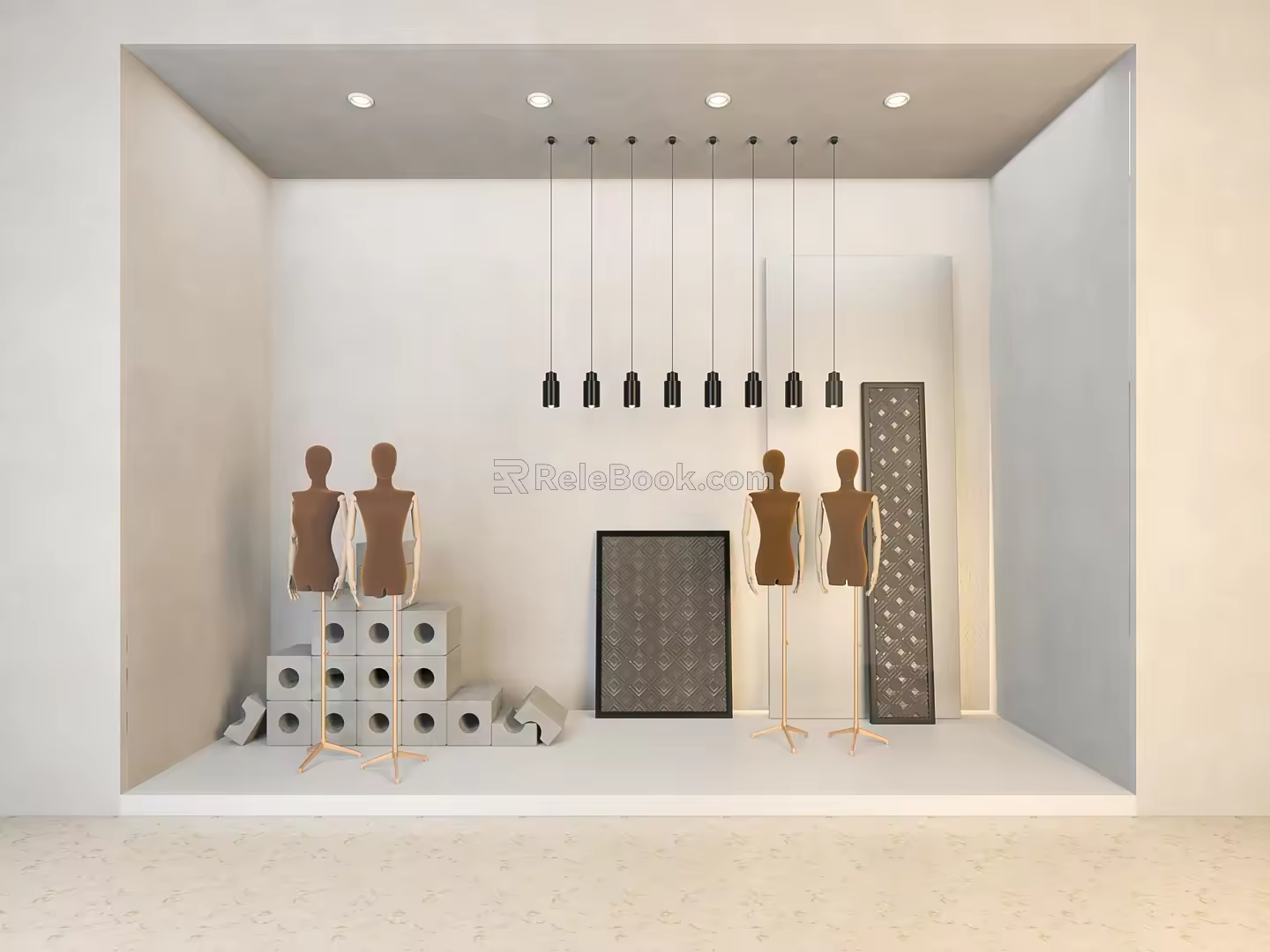 Modern Window 3d model