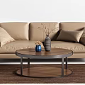 Modern double sofa 3d model