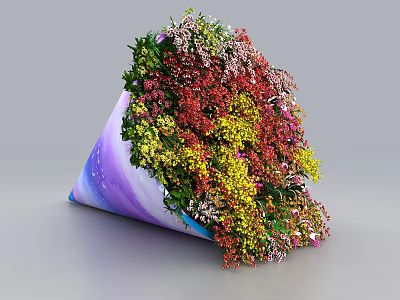 Modern Meichen Ice Cream Floriculture 3d model