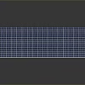 Laptop Solar Charging Panel With Blue Photovoltaic Cells And Orange Supports