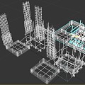 Construction site 3d model