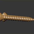 High Quality Durable Industrial Equipment Golden Cross Head Threaded Metal Screws