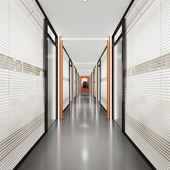 Modern Corridor Office Corridor 3d model