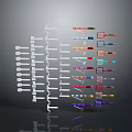 Crossbow Mechanical Crossbow Shift Bow and Arrow Shoot Far Equipment Weapons High-tech Crossbow 3d model