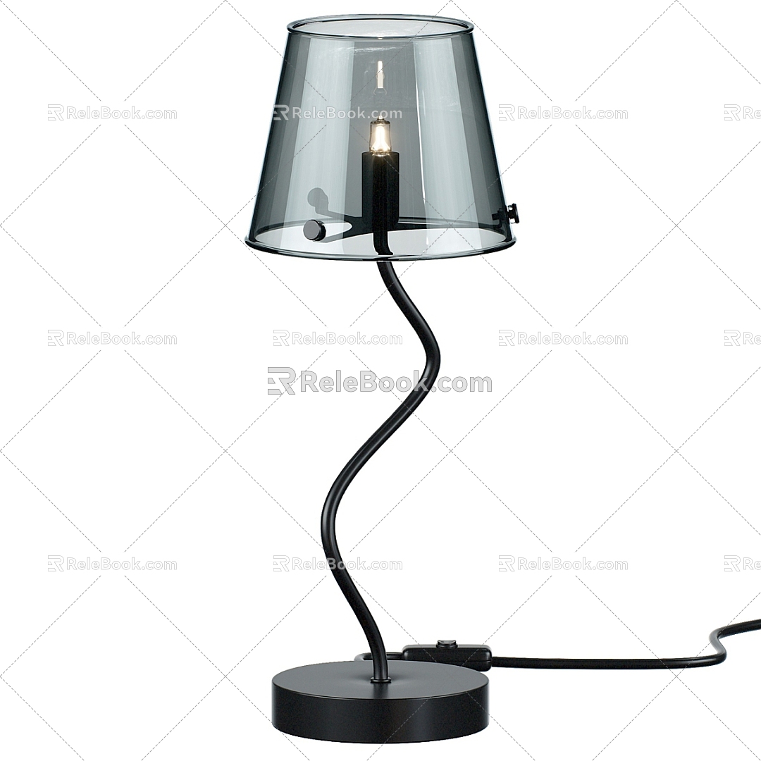 Simple table lamp model