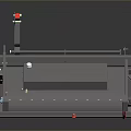 Operator Operating Industrial Processing Machine For Biological Materials Handling