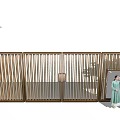 new chinese style gate 3d model