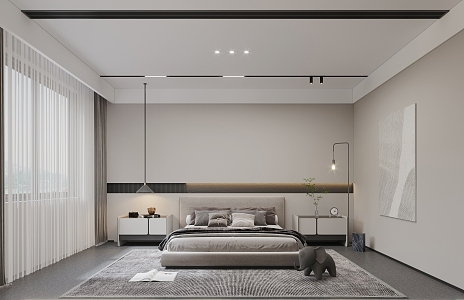 Modern Bedroom 3d model