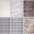 Square Rugs Featuring Various Patterns Textures And Color Options For Home Decor 3d model