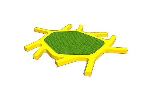 Modern Tree Pool Landscape Tree Pool Tree Pool Seat Flower Pool Special-shaped Tree Pool Seat 3d model