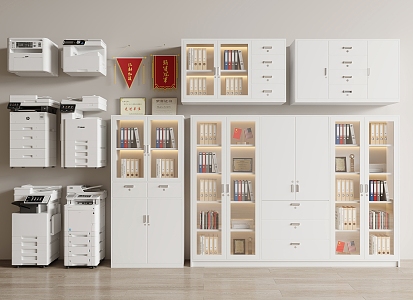 Printer file cabinet 3d model