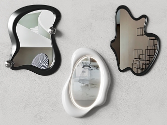 Mirror Bathroom mirror Decorative mirror 3d model