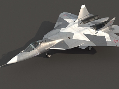 Su 57 fighter stealth fighter Felon twin stealth multi-purpose fighter super realistic high precision film and television level model