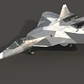 Su 57 fighter stealth fighter Felon twin stealth multi-purpose fighter super realistic high precision film and television level 3d model